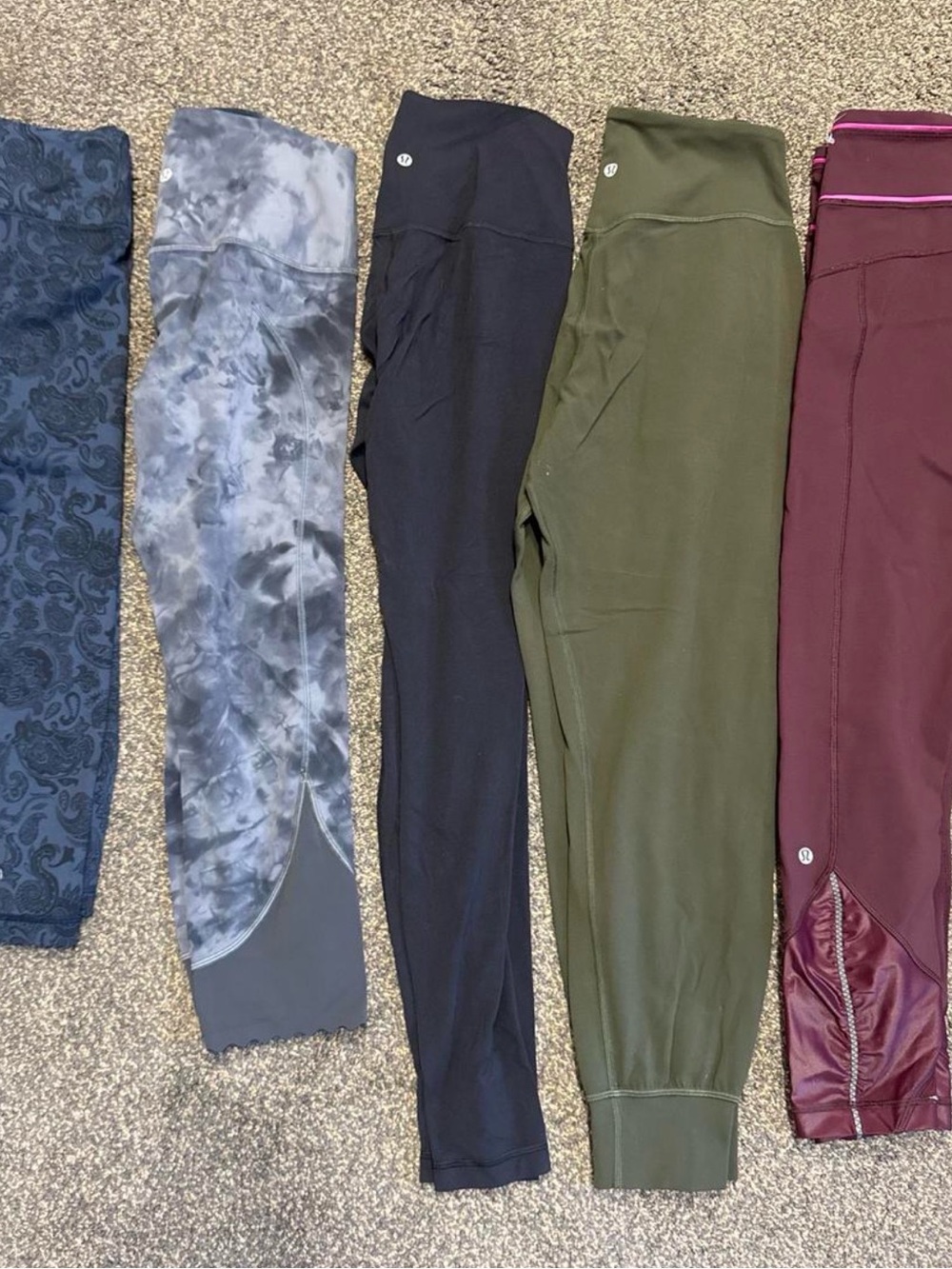 lululemon bundle of 5 leggings